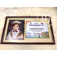 DUAL FRAME FOR 8X10 PICTURE AND A4 CERTIFICATE