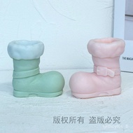 KY-$ Christmas Shoes Candle Mould Christmas Silicone MoldDIYChristmas Dr. Martens Boots Aromatherapy Gypsum Epoxy Orname