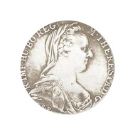 1780 Early Olympic Empire Vintage Silver Dollar 18th Century 1 Taylor Olympic Hungarian Silver Coin 