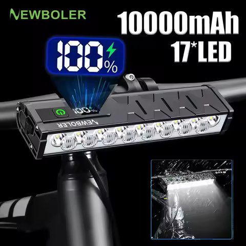 Bicycle Light Front 8000Lumen Bike Light 5000mAh Waterproof Flashlight USB Charging MTB Road Cycling