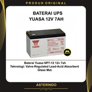 Baterai UPS YUasa 12V 7AH 12 Volt 7 AH Battery Aki Kering