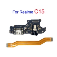 For Realme C15 Charging Board Port Connector Mother Board Main Board Flex