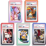Slab Guard for PSA Graded Cards, TPU Slab Protector Graded Guard Bumper, Gradient Color Glitter