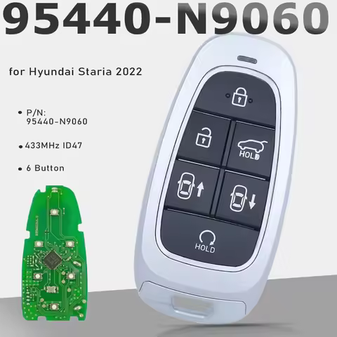 KEYECU 95440-N9060 for Hyundai Staria 2022 Keyless-Go Smart Remote Key Fob 433MHz ID47 Chip