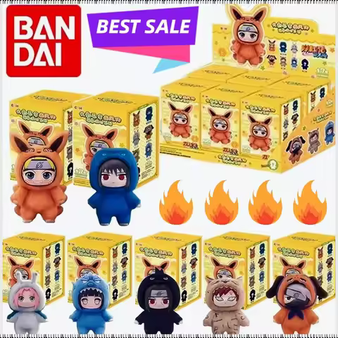 Bandai Naruto TOPTOY Cartoon backpack pendant anime peripheral gift box Naruto Blind box gift Naruto