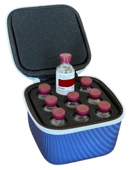 A1C WEAR - Insulin Fridge Holder Storage Case Organizer - Fits Standard 10ml U-100 Vials - Safe, Snu