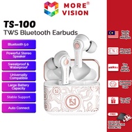Premium TWS Earbuds TS-300 TS-100 Bluetooth Earphone Mic Waterproof Wireless Super Bass Sports In-ea
