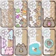 Cartoon Pusheen Cat Cellphone Case For Samsung Galaxy S26 Ultra Edge S26 S25 Plus Ultra S25 FE A57 A