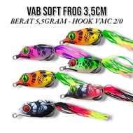 VAB SOFT FROG SIZE 3.5CM AND 5.5CM. CASTING bait Soft Plastic UMPAN CASTING