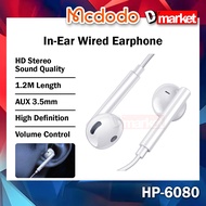 Mcdodo HP-608 Wired Earphone HD Stereo Sound 1.2M Length DC3.5mm AUX Headset Mcdodo HP-6080 In-Ear H