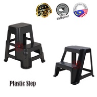 2 Step Ladder Chair / Plastic Step Chair Ladder / Plastic Step Stool Chair / Tangga Plastik