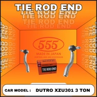 (2 PCS) 100% BRAND 555 JAPAN TIE ROD END SET SE-T231 FOR DUTRO XZU301 3 TON