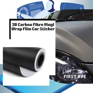 3D Carbon Fibre Vinyl Wrap Film Car Sticker ⚡READYSTOCK⚡152x152CM (5x5feet)