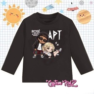 CHILDREN'S CLOTHES CHILDREN'S T-SHIRT APT APT ROSE BLACKPINK BRUNO MARS