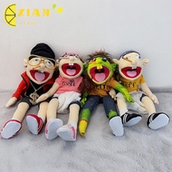 XIANS Funny Puppet's Toy, Jeffy Boy Mom Talk Show Hand Puppet, Gift Working Mouth Party Props Jefffrry Puppet Plush Toy Kid