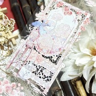 長相思 淡桃鳳凰 百鳥舞花嫁 PET 貝殼光 貼紙卷 kiss-cut