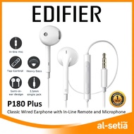 EDIFIER P180 PLUS / P180 USB-C / P205 CLASSIC WIRED EARPHONE WITH MULTIPLE  IN-LINE CONTROL AND BUIL