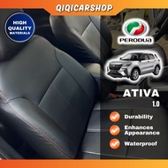 PERODUA ATIVA PVC SEAT COVER (BLACK RED LINE)