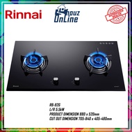 RINNAI GAS HOB RB-92-G / RB92G / TWO BURNER GAS HOB / GAS STOVE / DAPUR GAS / COOKING STOVE / DAPUR / STOVE / HOB / GAS HOB / DAPUR GAS MASAK