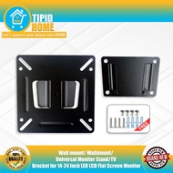 Wall mount/ Wallmount/ Universal Monitor Stand/TV Bracket for 14-24 Inch LED LCD Flat Screen Monitor