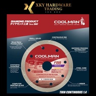 COOLMAN® F88】Turbo Continuous Rim Blade (4”/105mm)