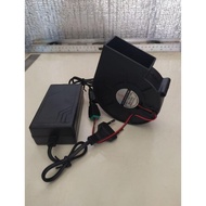 Blower Keong 12 Volt DC - Ukuran Besar 95mmx30mm - Adaptor 220 Volt