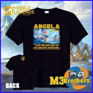 ANGELA Mobile Legends Cotton Shirt / ML Shirt / MLBB Shirt / CVC Cotton Shirt / Mobile Gaming Shirt