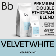 BEAN BROTHERS Velvet White Medium Light Roast Arabica Coffee Beans (200g | 1kg | 2x500g)
