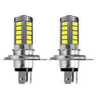【Worldwide Delivery】 2PCS Car LED H4 H7 H8 H9 H10 H11 9005 9006 56SMD Car Truck Fog Lamp Car LED DRL