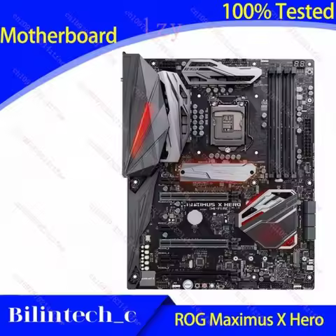 USED FOR ASUS ROG MAXIMUS X HERO Motherboard Support 8700K 64GB DDR4 LGA1151 DP+HDMI