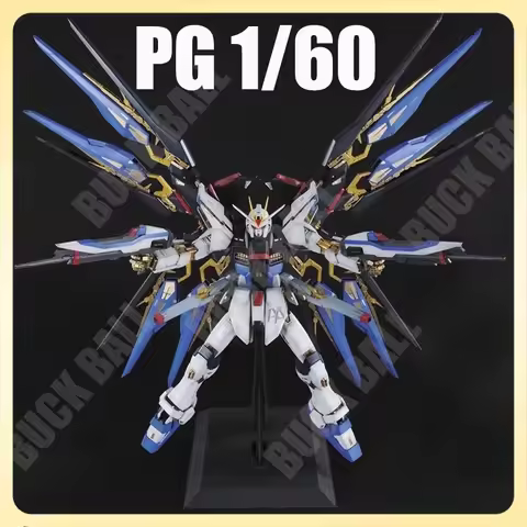 In Stock PG 1/60 DABAN Strike Freedom Assembly Model Kit with Head Led ZGMF-X10A Plastic Model Kits 