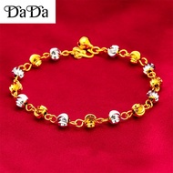 emas bangkok original cop 916 gold bracelet ladys watermelon beads double color engagement jewelry g