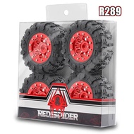 4PCS 65mm 4PCS 65mm Tires Wheel 7mm Hex Hub for 1/24 HobbyPlus Jimny Land Rover UDIRC UCX24 RC Car