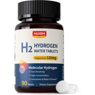 Hydrogen Water Tablets with Magnesium,Hydrogen Tablets for Drinking Water,Antioxidant and Cellular H