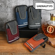 UAENAUT1FS Sports Men's Waist Bag, Vertical  Phone Bag, Compact Reflective Strip Sporty Accessory Ru