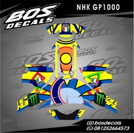 Sticker Decal Helm NHK GP1000 Part 1| Decal sticker | Decal helm GP1000
