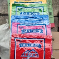 Colorful HDPE bags, size 40, contents 21 sheets