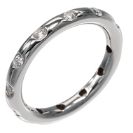 Tiffany & Co.) Bizet 系列戒指，9 號，950 鉑金鑲鑽，約 ​​4.91 克，女士款 [二手]