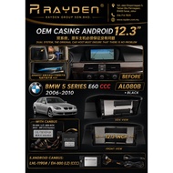 RAYDEN 12.3 Inch OEM Android Casing for BMW 5 SERIES E60 2006-2010 CCC AL080B