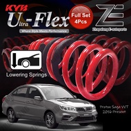 KYB U Flex Sport Spring Proton Saga VVT 2016 - ON (Full Set 4pcs) Kayaba Ultra Flex