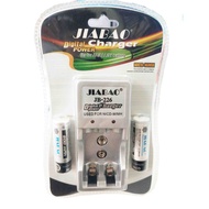 Jiabao Battery Charger with 2 AA Rechargeable Battery Set