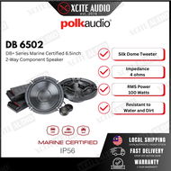 Polk Audio DB6502 DB+ Series 6.5" Component Water Resistant Car Speaker