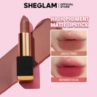 SHEGLAM High Pigment Matte Lipstick Allure Waterproof 20 Colors Lip Balms Lip Tints Makeup Cosmetics