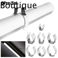 5Pcs Spring Terry Clip, Clamp Holders With Rubber Protection Lamp Tube Clip,  Fixing Clips T3/T4/T5/
