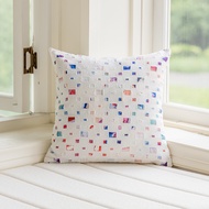 Pink Boho Retro Cushion Covers 45x45cm Zipper Closure Diamond Parrots Design Sofa & Bed Decorative P