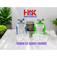 TAIWAN Ice Shaver Manual Hand Crank Shaved Mini Portable Picnic Snow Cone Machine Mini Ice Shaver ma