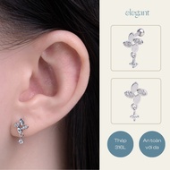 PINWHEEL DROP GEM Elegant DROP earrings (Price of 1 piece)