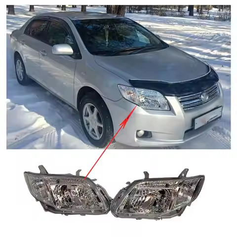 81150-12B00 81150-12B10 A Pair Headlights For TOYOTA Corolla AXIO NZE140 FIELDER NZE141 2006 to 2009