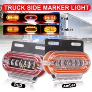 29LED 24V Flash Side Marker Light Signal Lamp Indicator For Truck Trailers