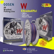 NEW-GOSEN W-8ply BRAIDED PE LINE 300M